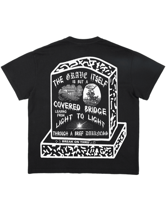 Covered Bridge - Off-Black Tee