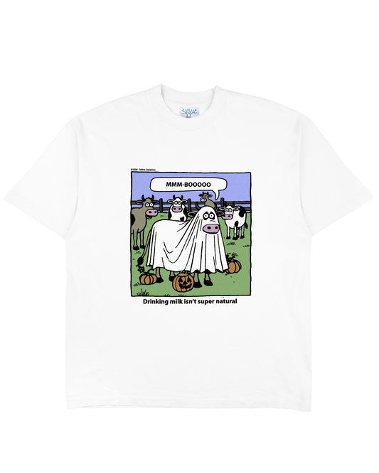 Drinking Milk Isn't Super Natural - White Tee