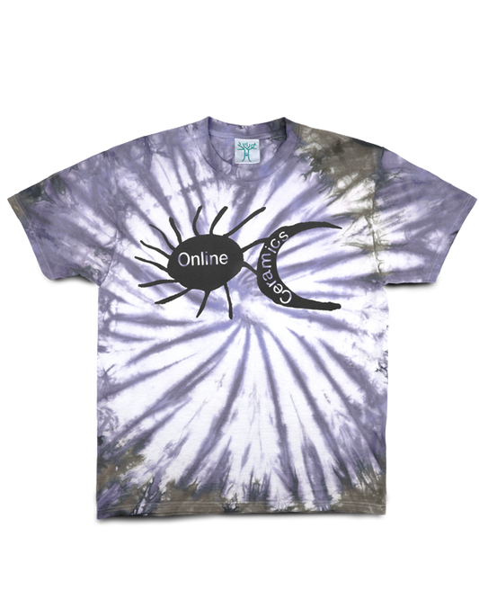Sun and Moon Logo - Tie Dyed and Stonewashed Tee
