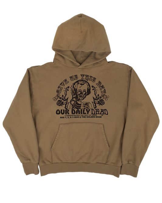 Daily Dead - Brown Hoodie