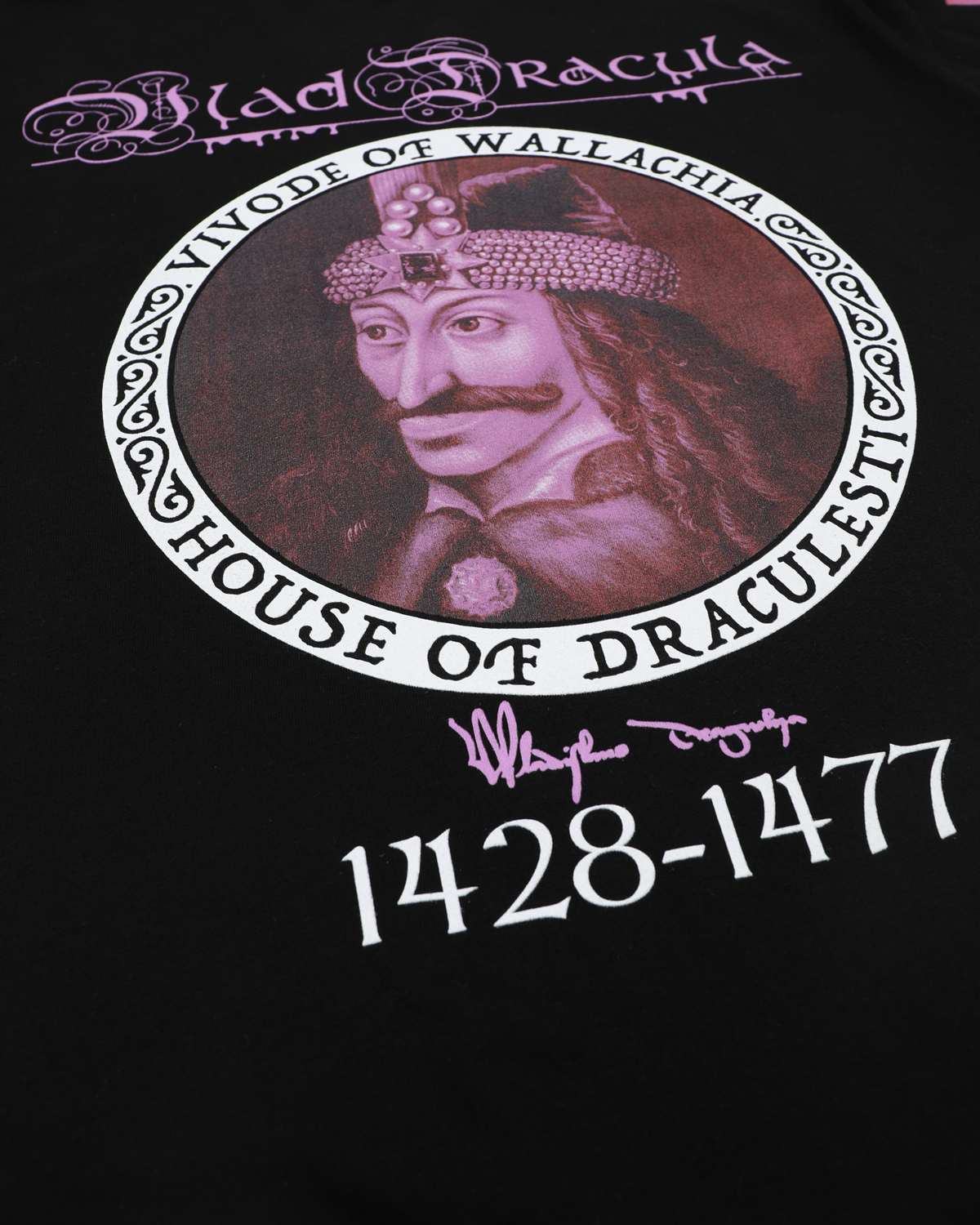 House of Draculesti - Black Long Sleeve Tee