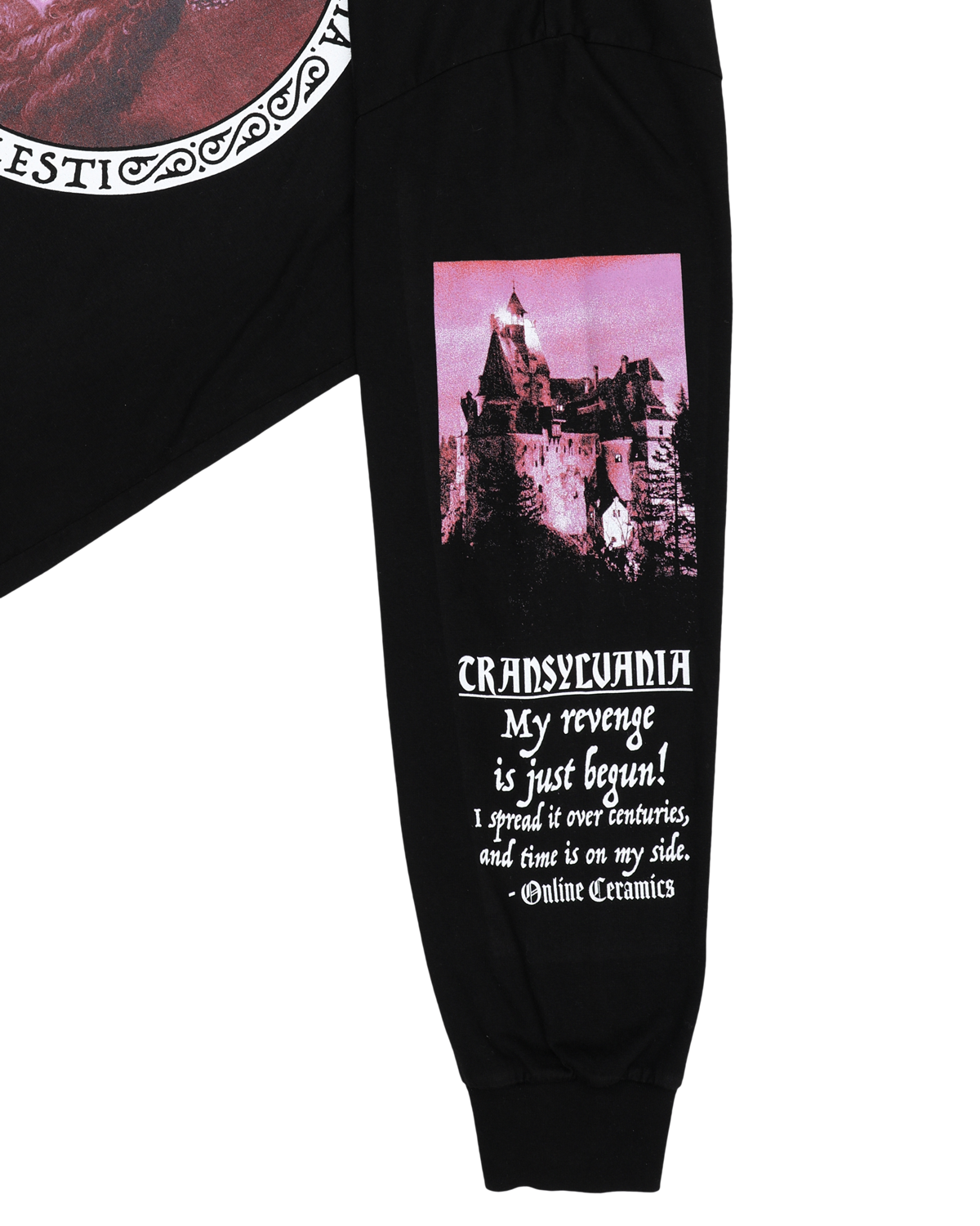 House of Draculesti - Black Long Sleeve Tee