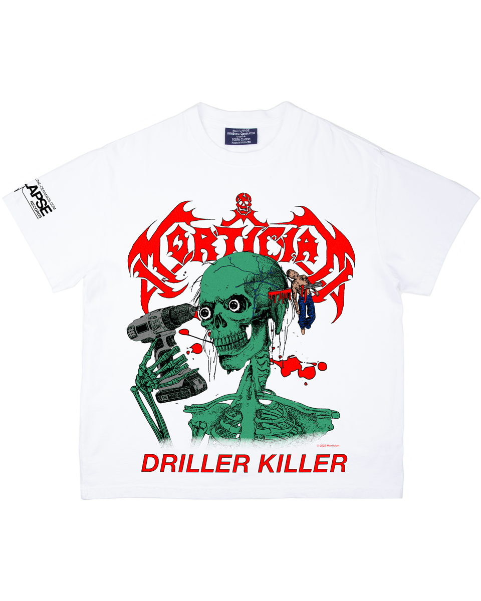 Driller Killer - White Tee
