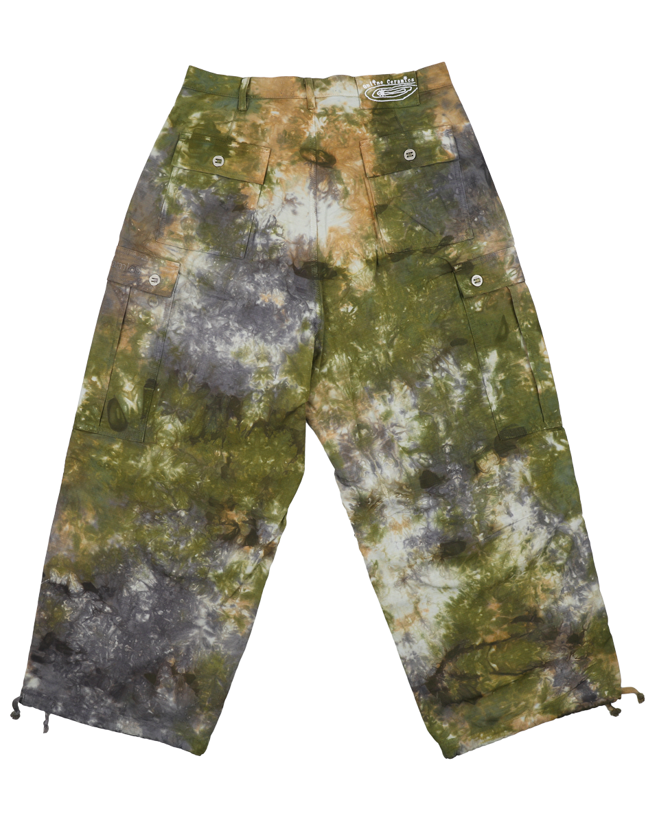 Hand Dyed "Camo" - Rip-Stop Cargos