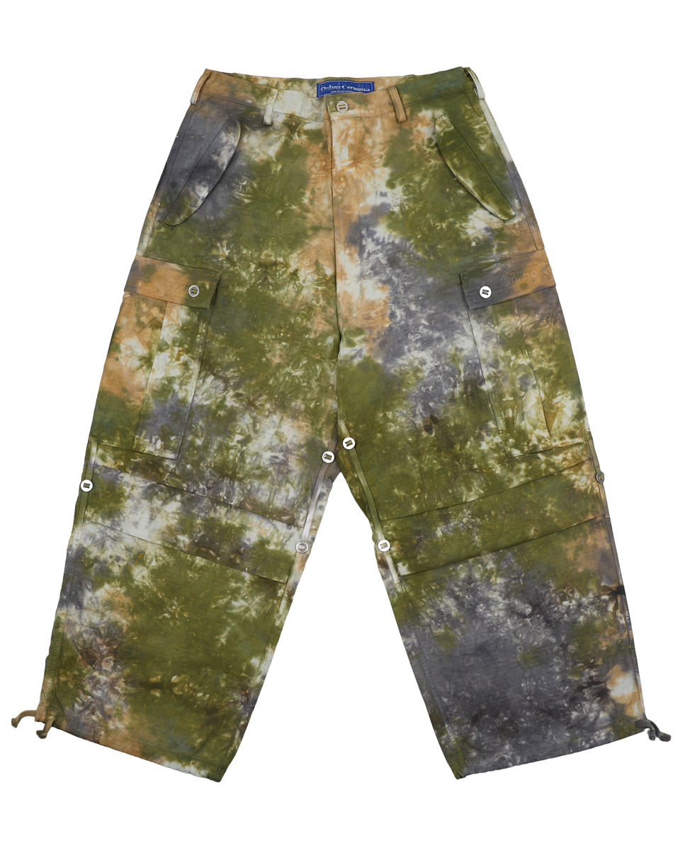 Hand Dyed "Camo" - Rip-Stop Cargos