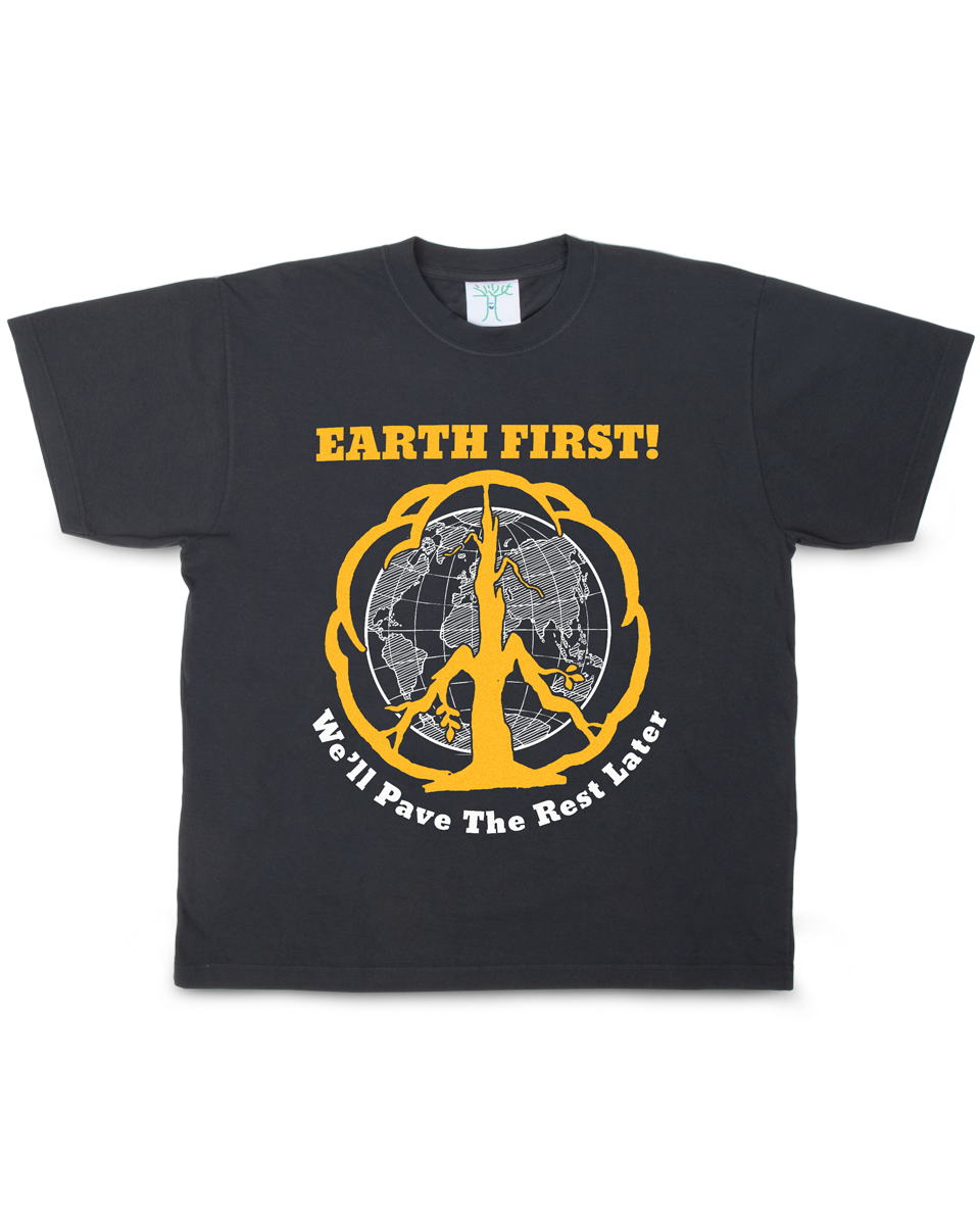 Pave The Planet - Off Black Tee