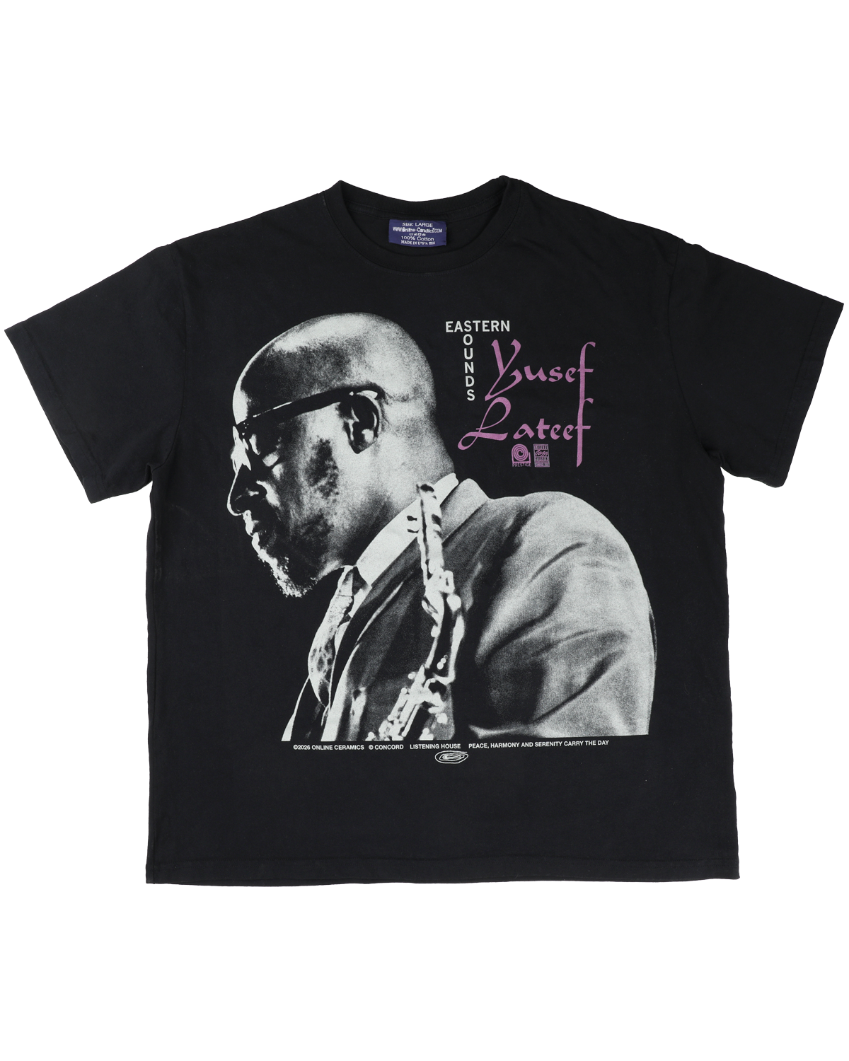 Yusef Lateef "Eastern Sounds" - Black Tee