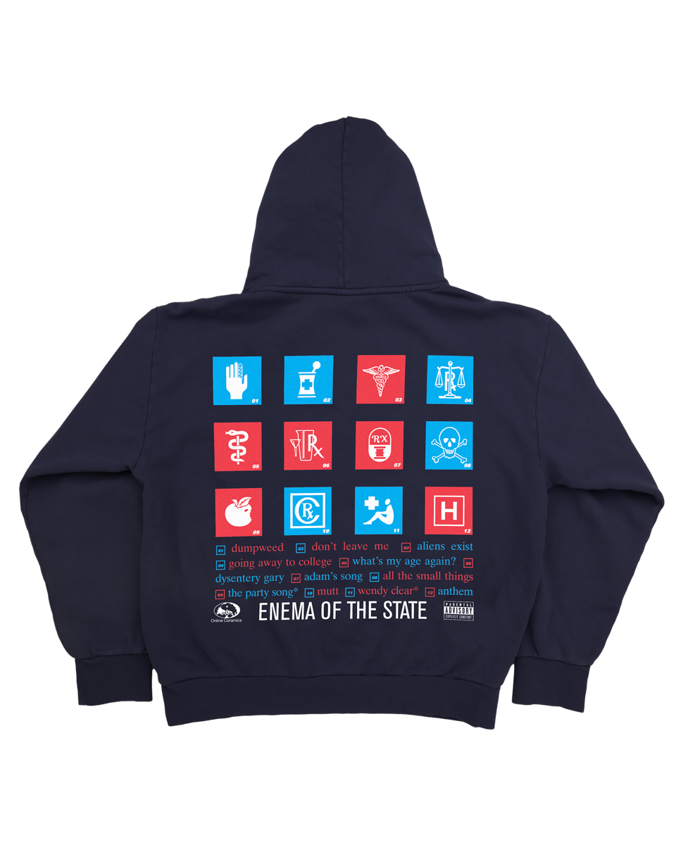 blink-182 "Enema of the State" - Navy Hoodie