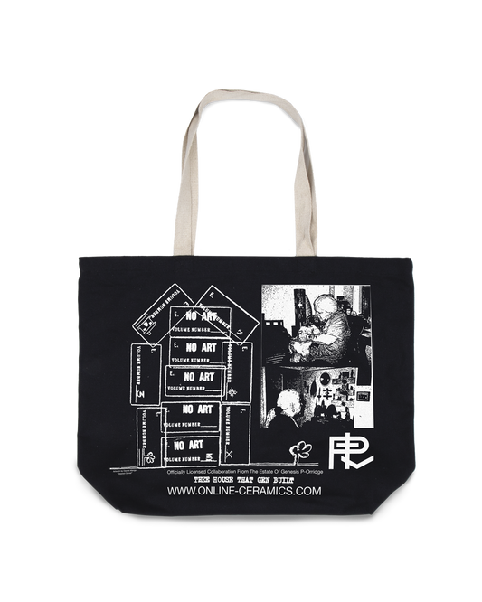 Genesis P-Orridge "Thee House That Gen Built" - Black Tote