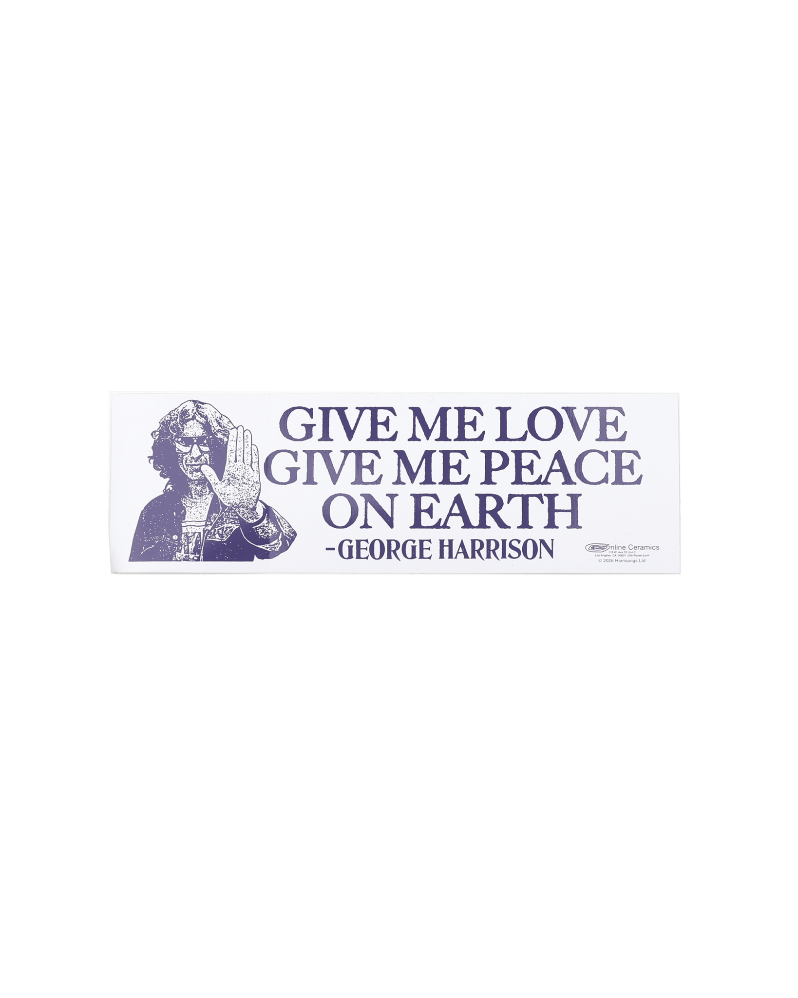 Give Me Love - Bumper Sticker