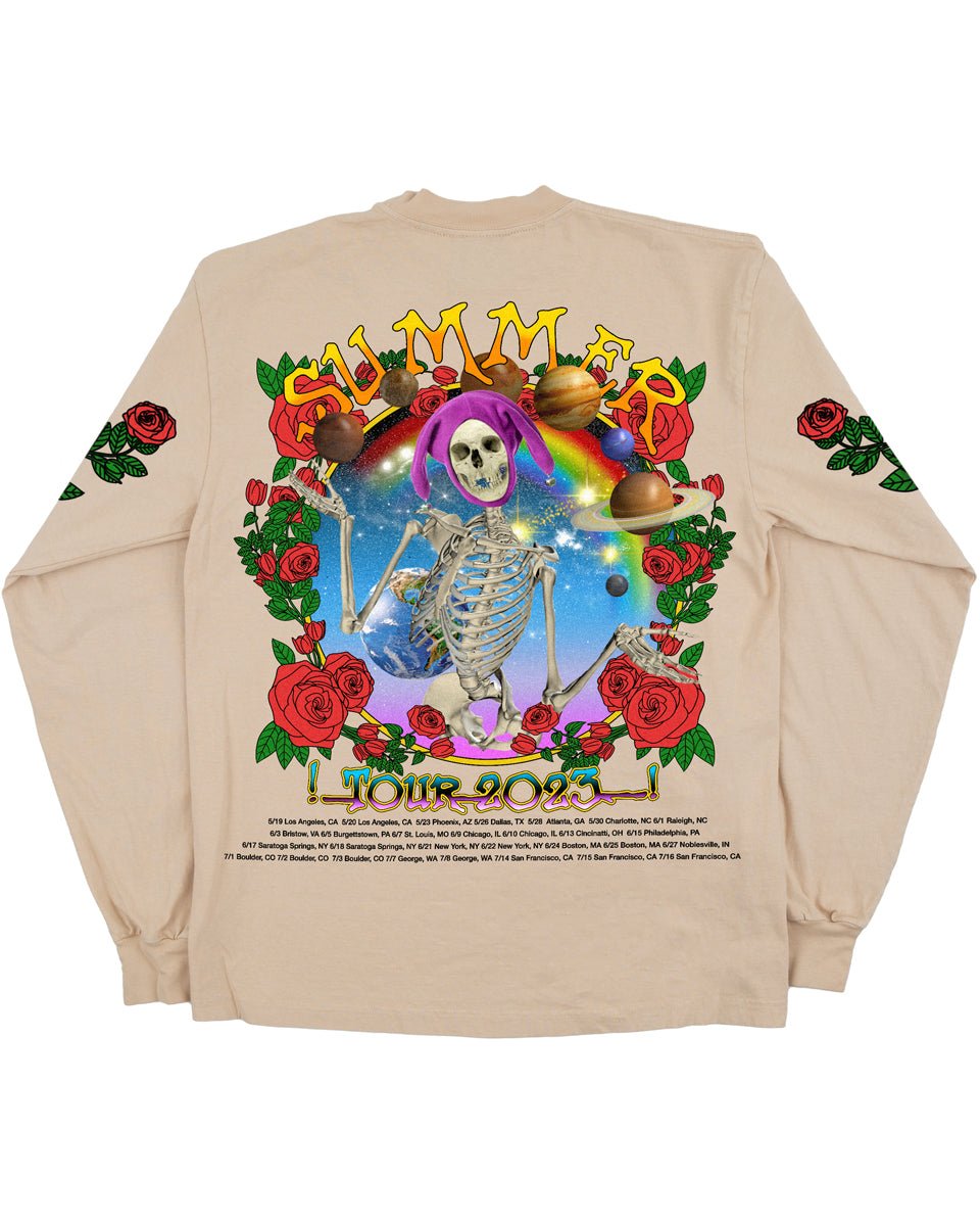 Grateful For The Company - Beige Long Sleeve