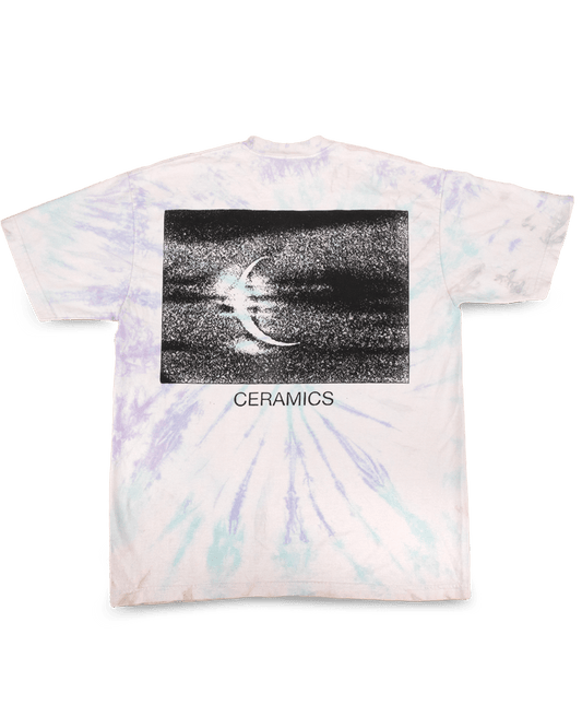 Earth Moon Logo - Tie Dyed and Stonewashed Tee