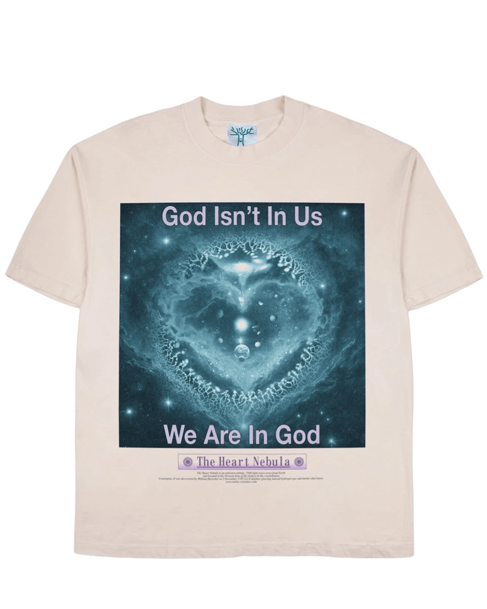 We Are In God - Off White Tee