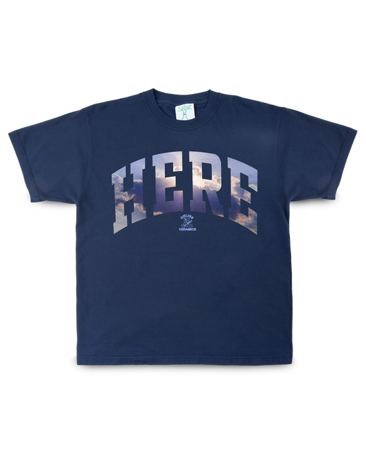 Here Sky - Navy Tee