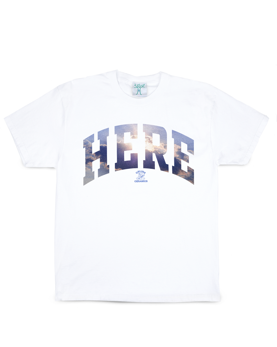 Here Sky - White Tee