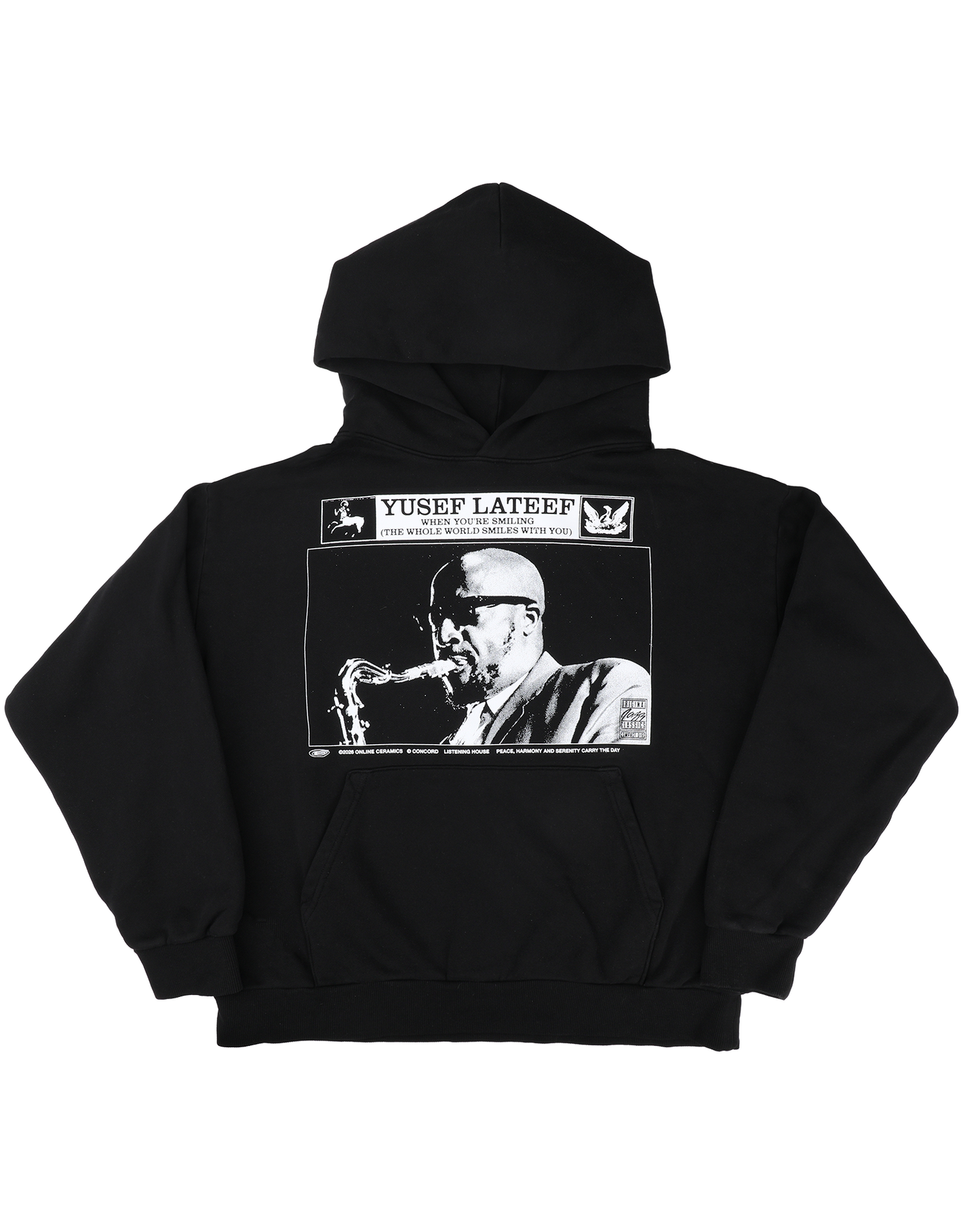 Yusef Lateef "When You're Smiling" - Black Hoodie