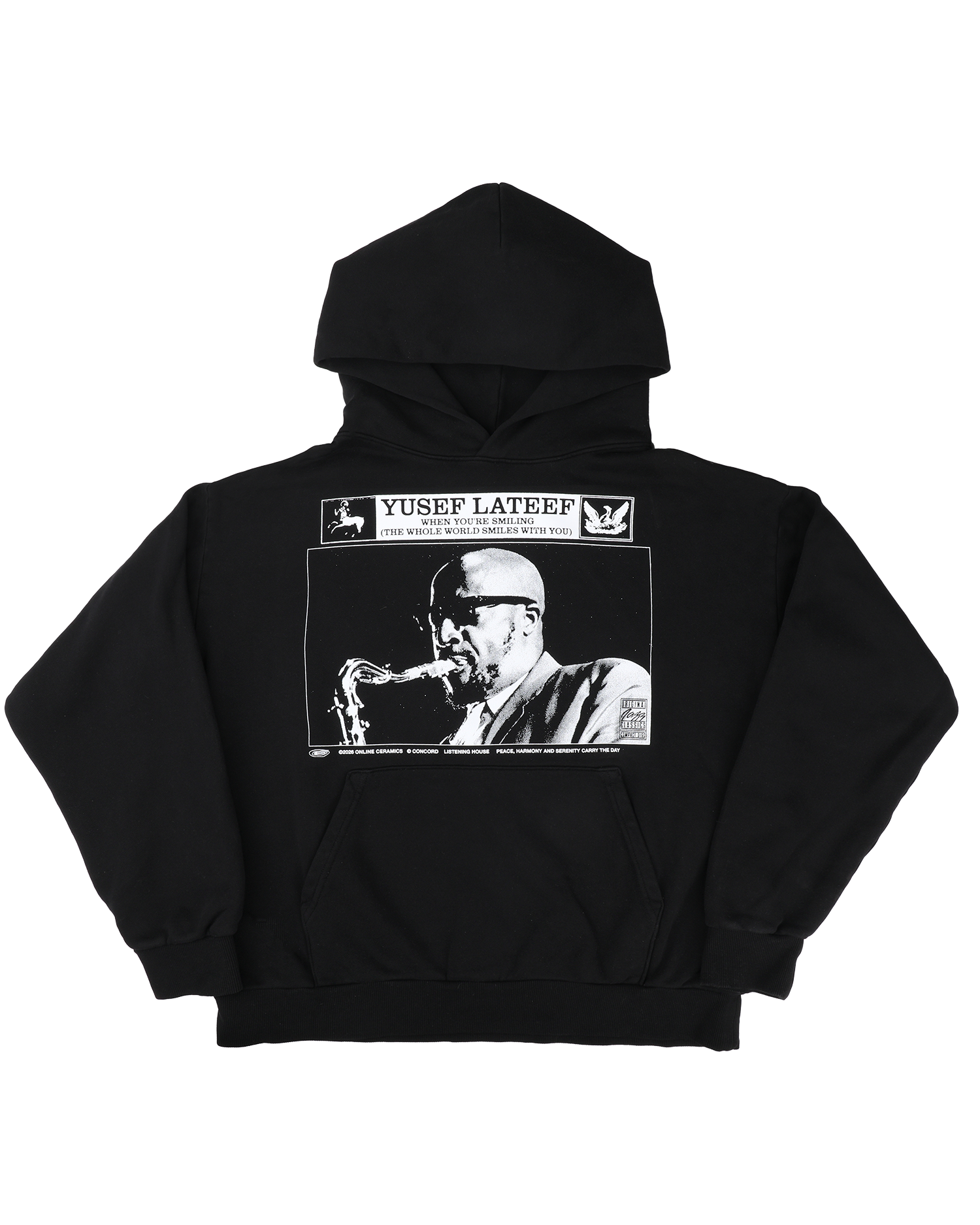 Yusef Lateef "When You're Smiling" - Black Hoodie