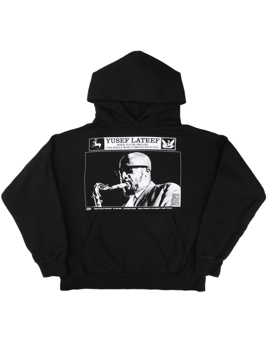 Yusef Lateef "When You're Smiling" - Black Hoodie