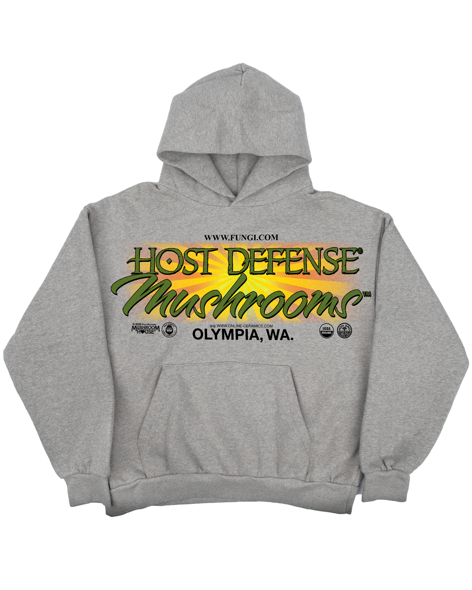 Host Defense - Heather Grey Hoodie