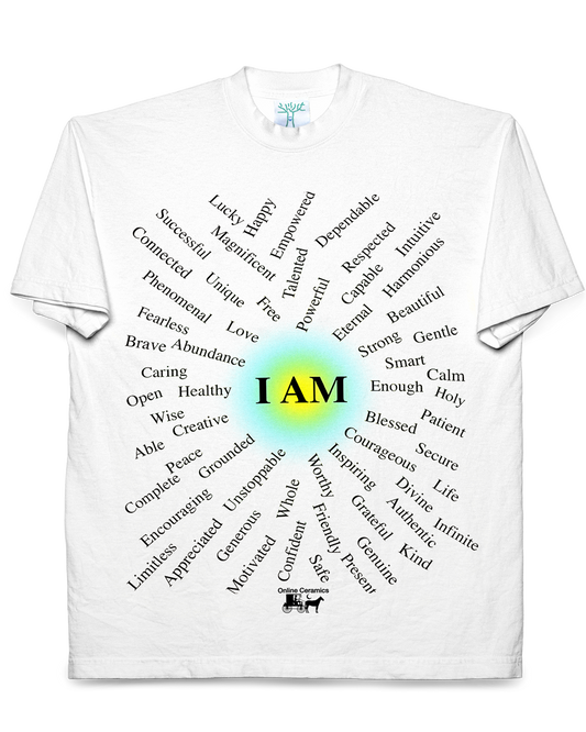 I Am - White Tee