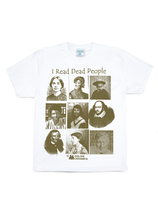 I Read Dead People - White Tee