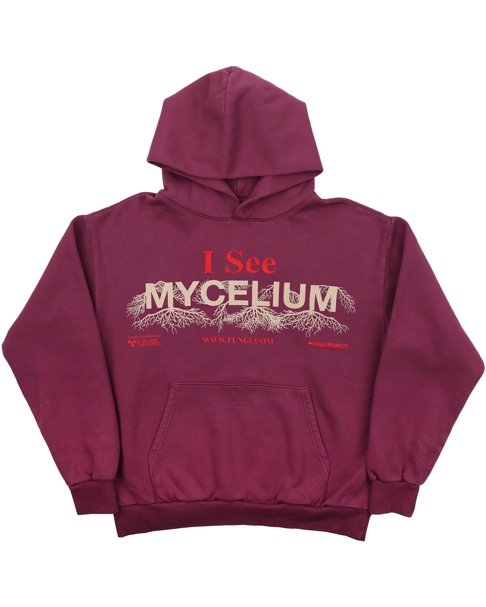 I See Mycelium - Mulberry Hoodie