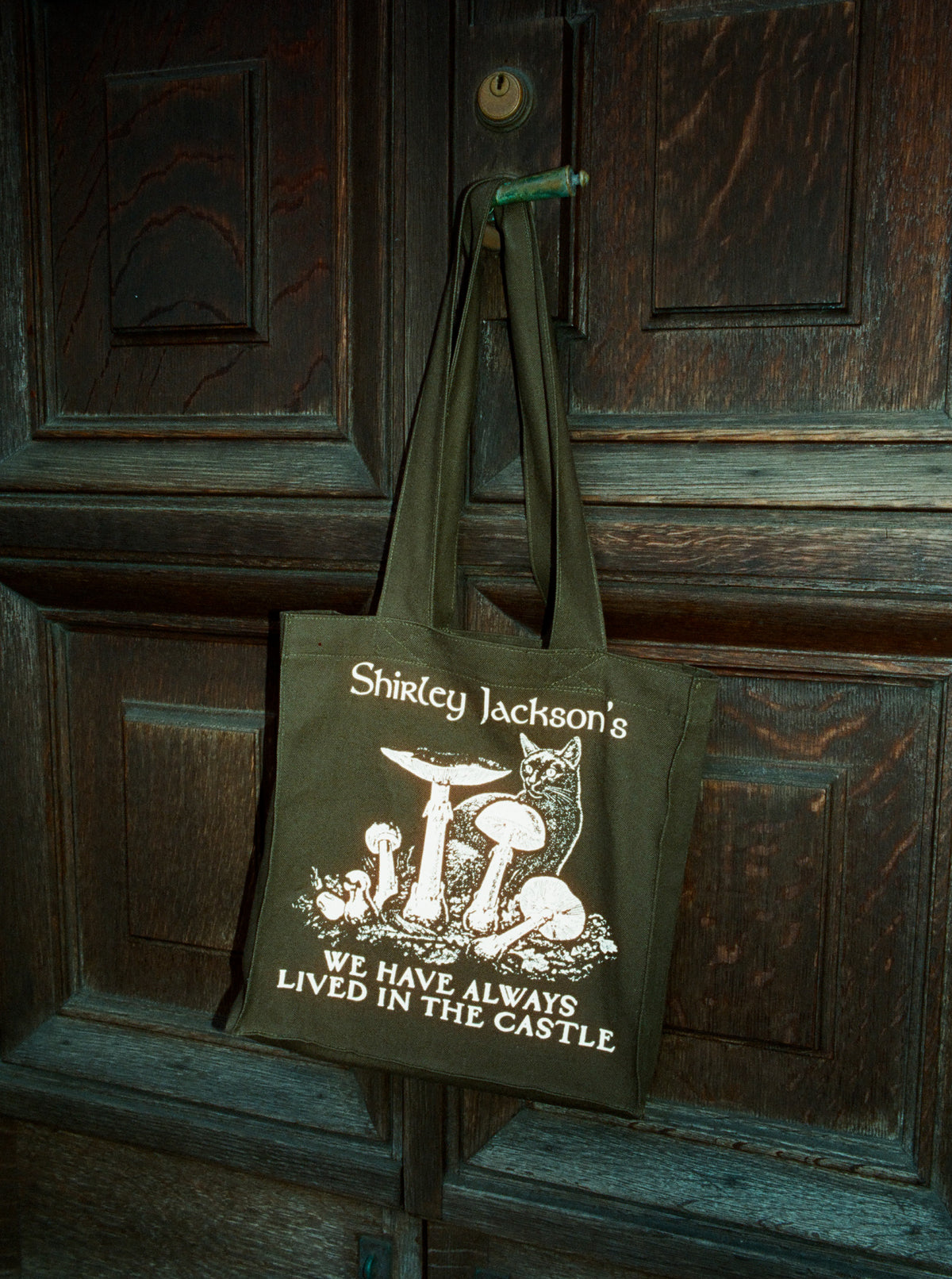 We Have Always Lived in Castles - Green Tote
