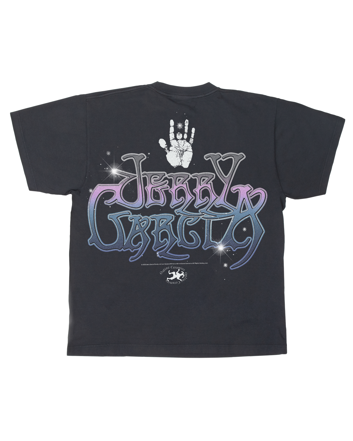 Jerry Garcia "Space" - Black Tee