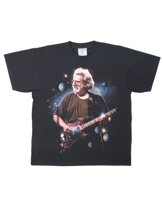 Jerry Garcia "Space" - Black Tee