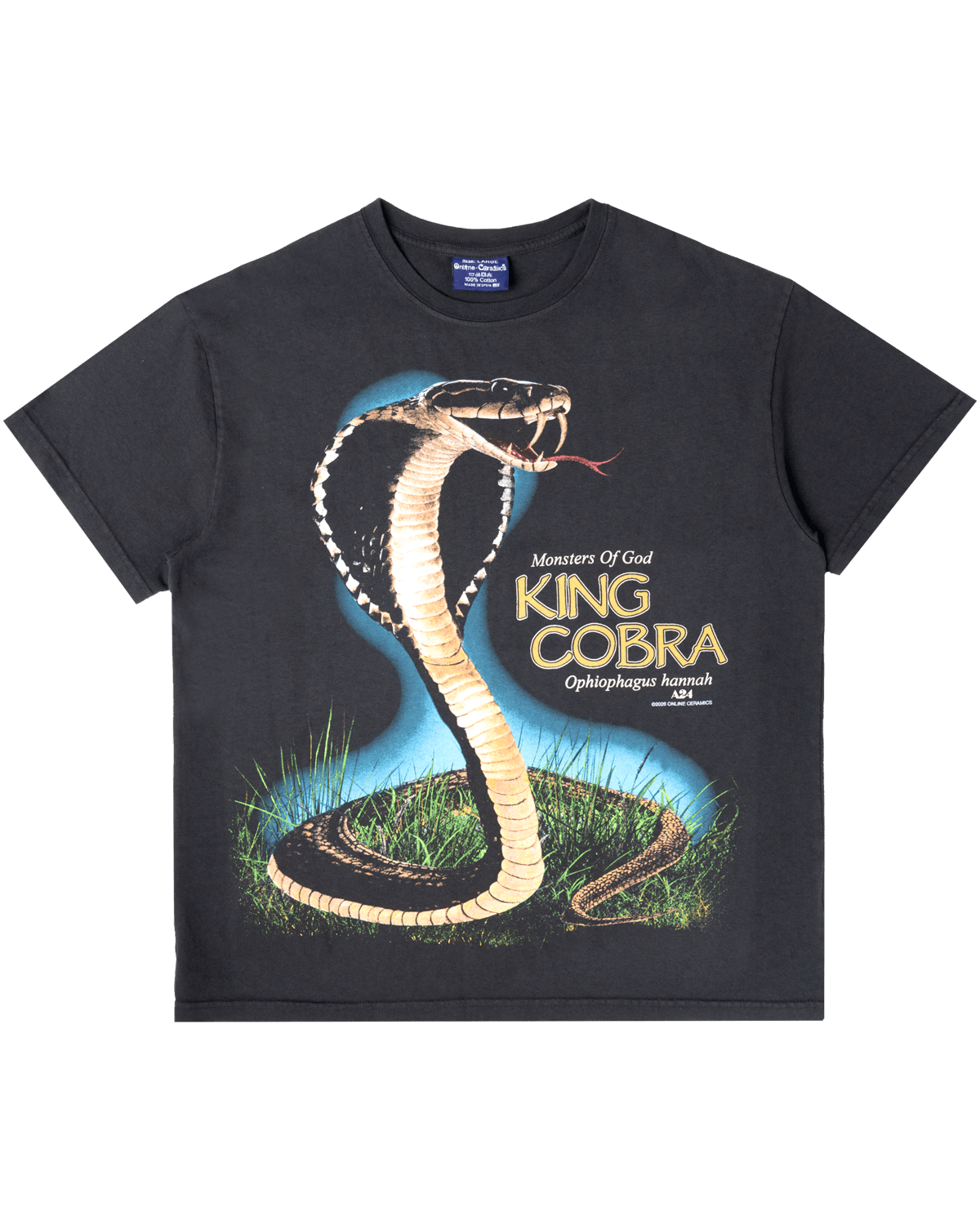King Cobra - Off Black Tee
