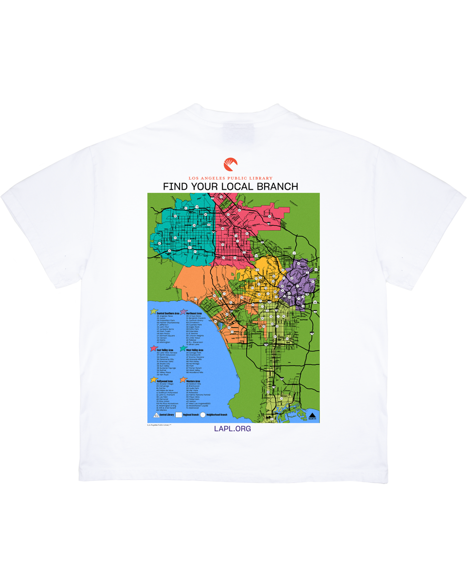 Local Library - White Tee