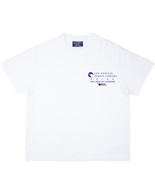 Local Library - White Tee
