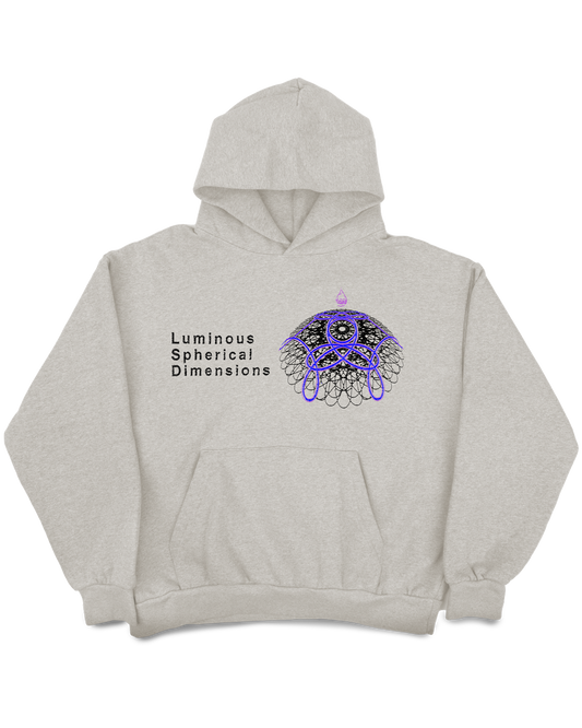 Luminous Spherical Dimensions - Oatmeal Hoodie