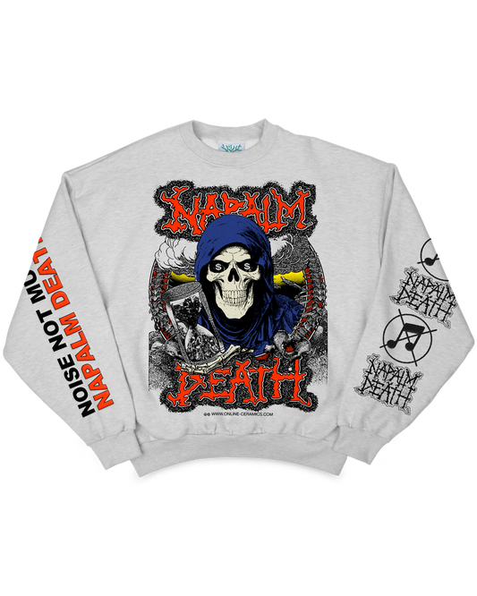 Life? - Heather Grey Crewneck Sweatshirt