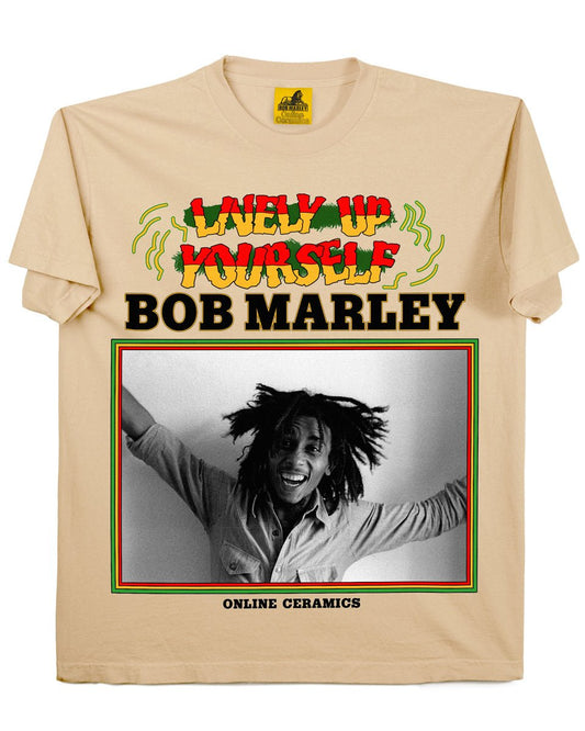 "Lively Up Yourself" - Beige Tee