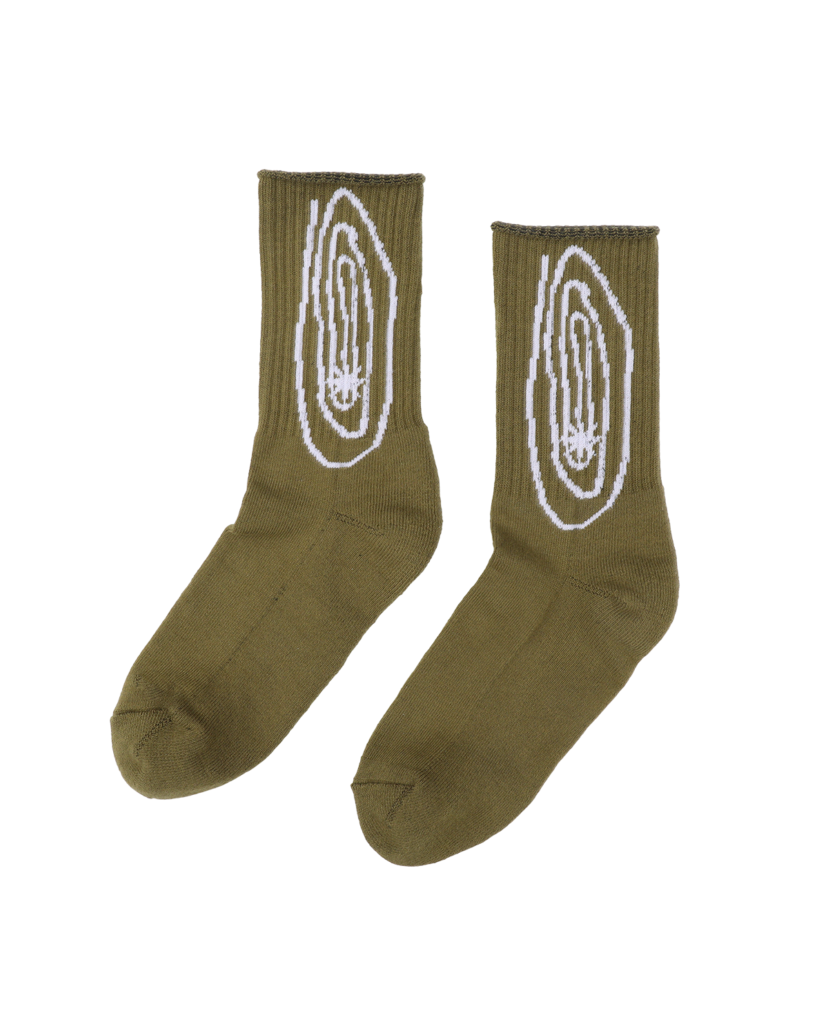 Shooting Star 2 - Olive Socks