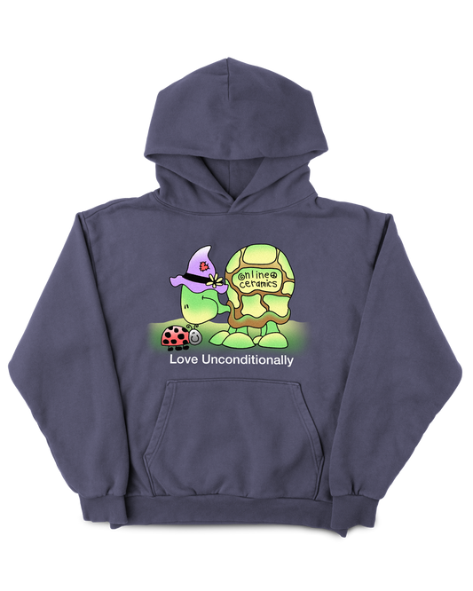 Love Unconditionally - Purple Hoodie