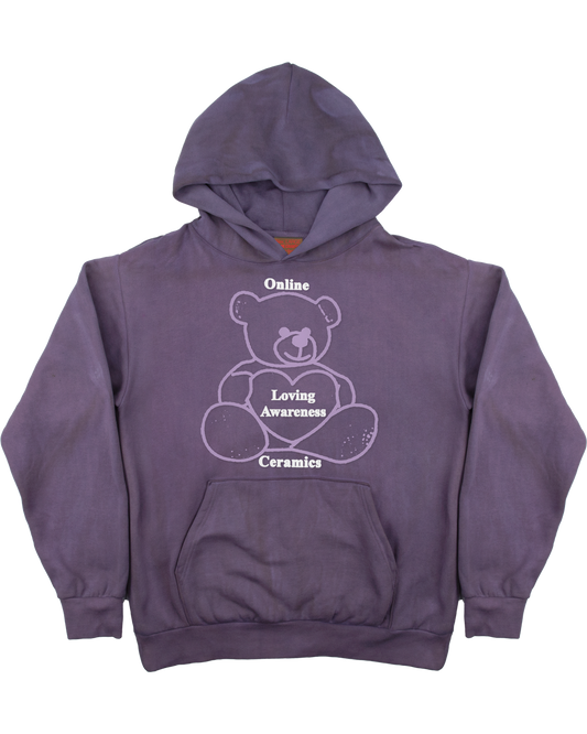 Loving Awareness Bear - Hand Dip Dyed Hoodie