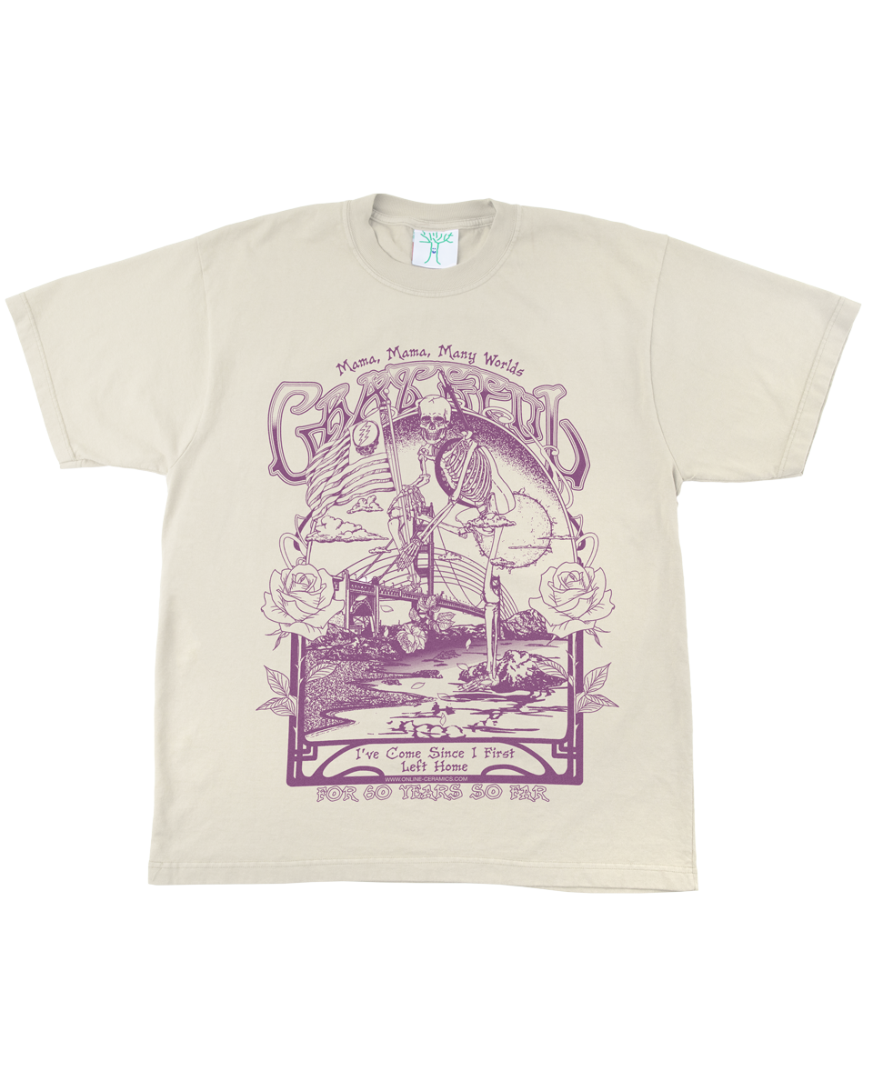 Grateful For 60 Years - Cream Tee