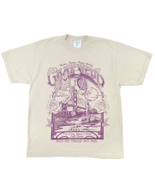 Grateful For 60 Years - Cream Tee