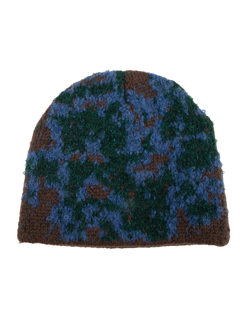 Blue and Brown Beanie
