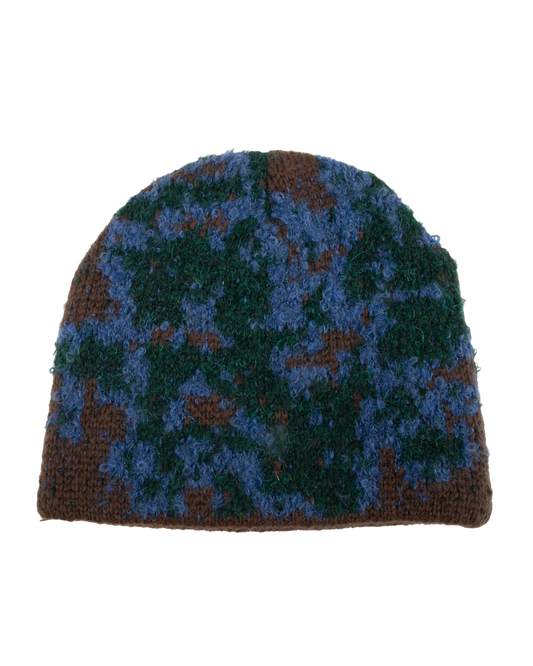 Blue and Brown Beanie