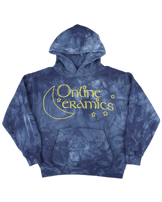 Moon Logo - Hand Dyed Hoodie