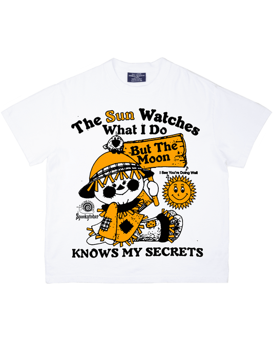 Little Scarecrow - From the Grave - White Tee