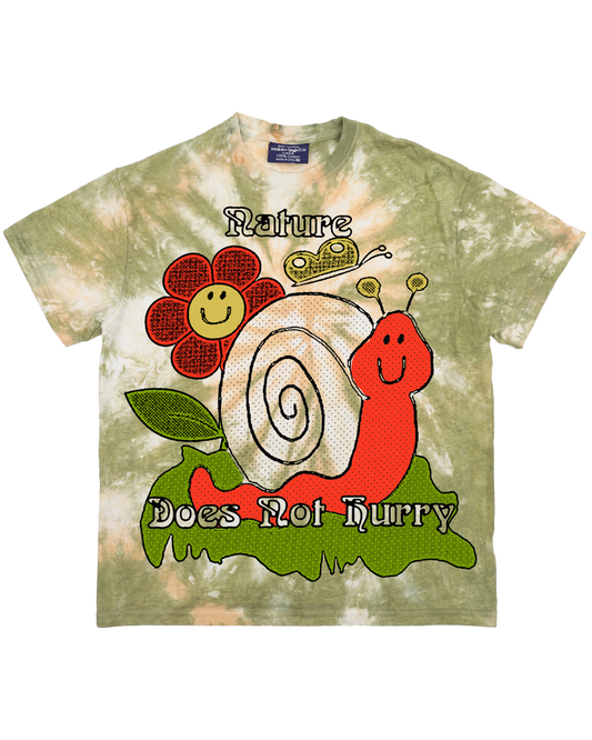 Nature Does Not Hurry - Tie Dye Tee