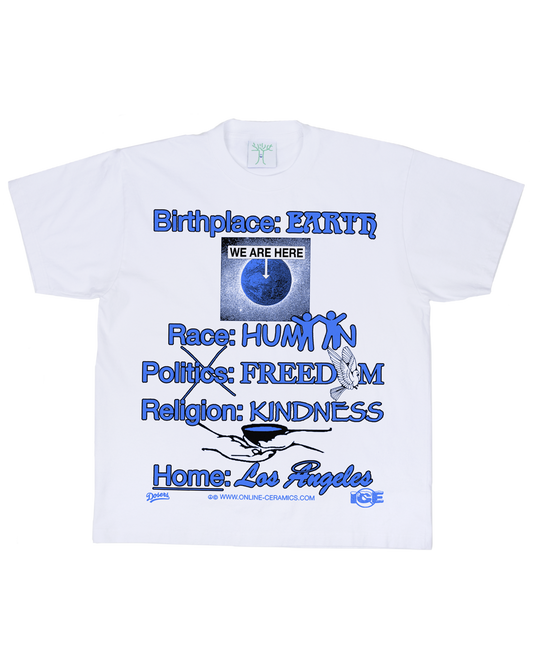 Birthplace: EARTH - White Tee