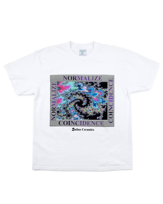 Normalize Coincidence - White Tee