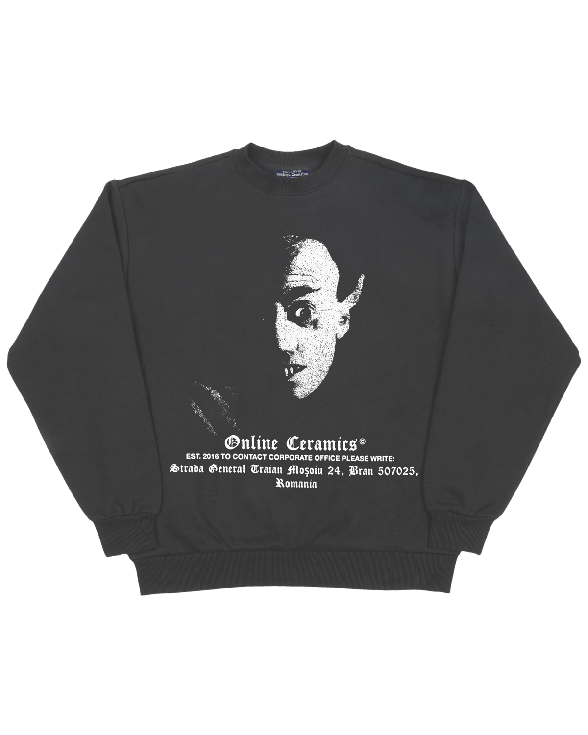 Company Uniform - From the Grave - Black Fleece Crewneck