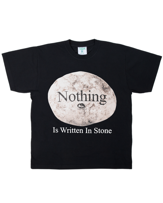 Nothing Is Written In Stone - Black Tee