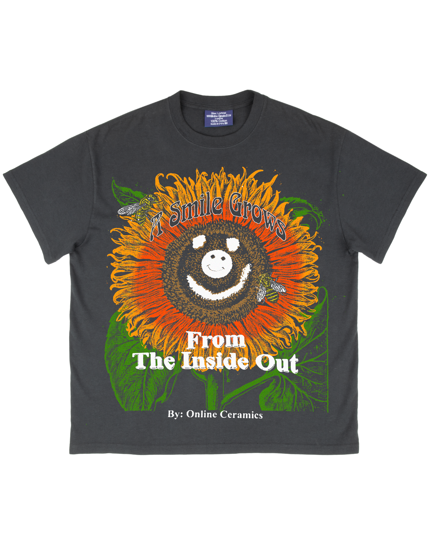 From The Inside Out - Off-Black Tee
